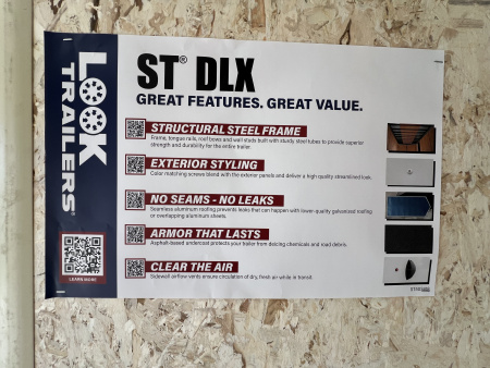 New 2026 Look Trailers 6X12 3K ST-DLX RAMP DOOR Cargo / Enclosed Trailer