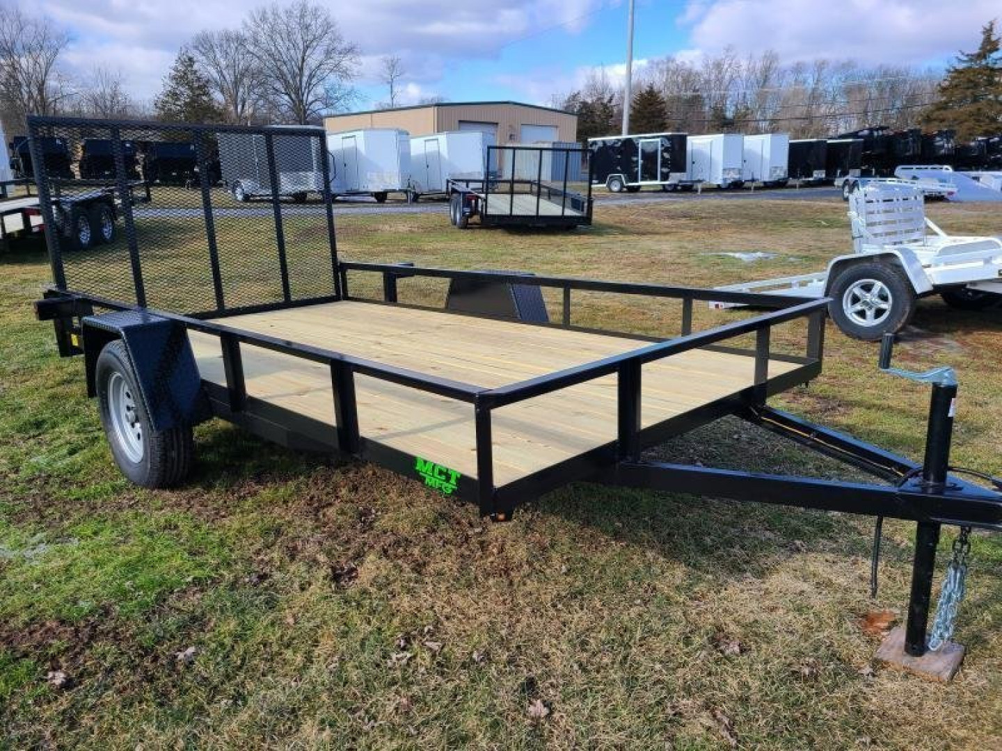 New 2026 MCT MFG 6'4"x12' Landscape Trailer Utility Trailer