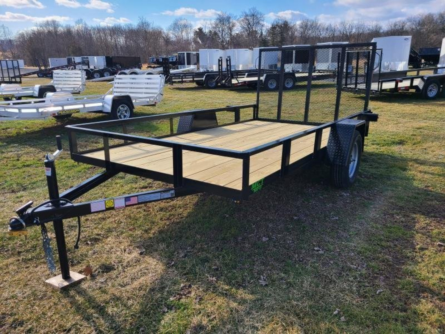 New 2026 MCT MFG 6'4"x12' Landscape Trailer Utility Trailer