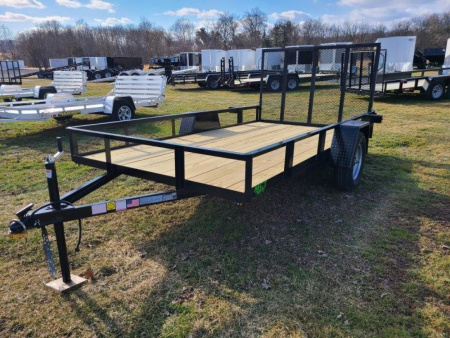 New 2026 MCT MFG 6'4 x12' Landscape Trailer Utility Trailer