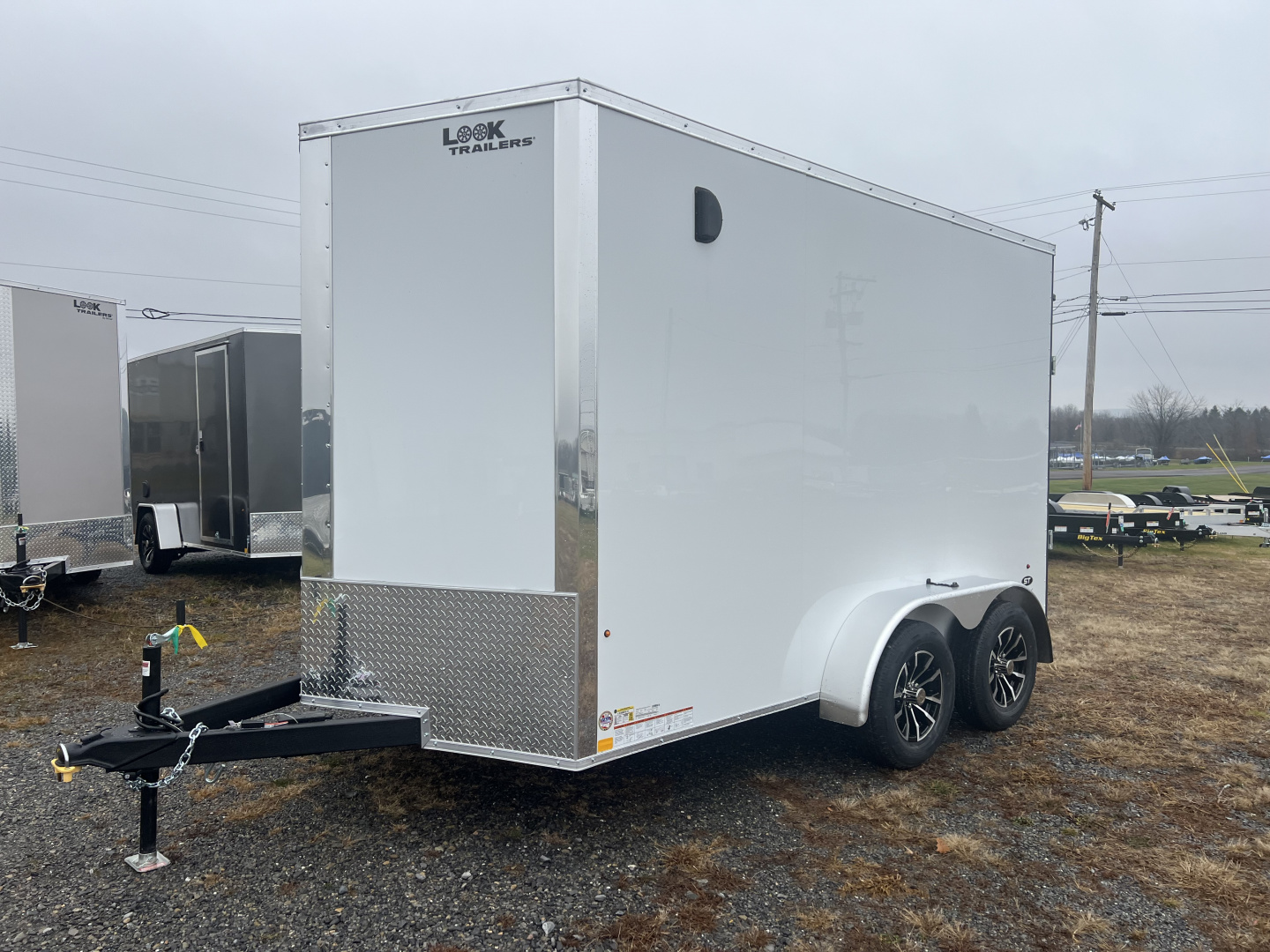 New 2026 Look Trailers 7x12 7K RAMP DOOR ST DLX Cargo / Enclosed Trailer