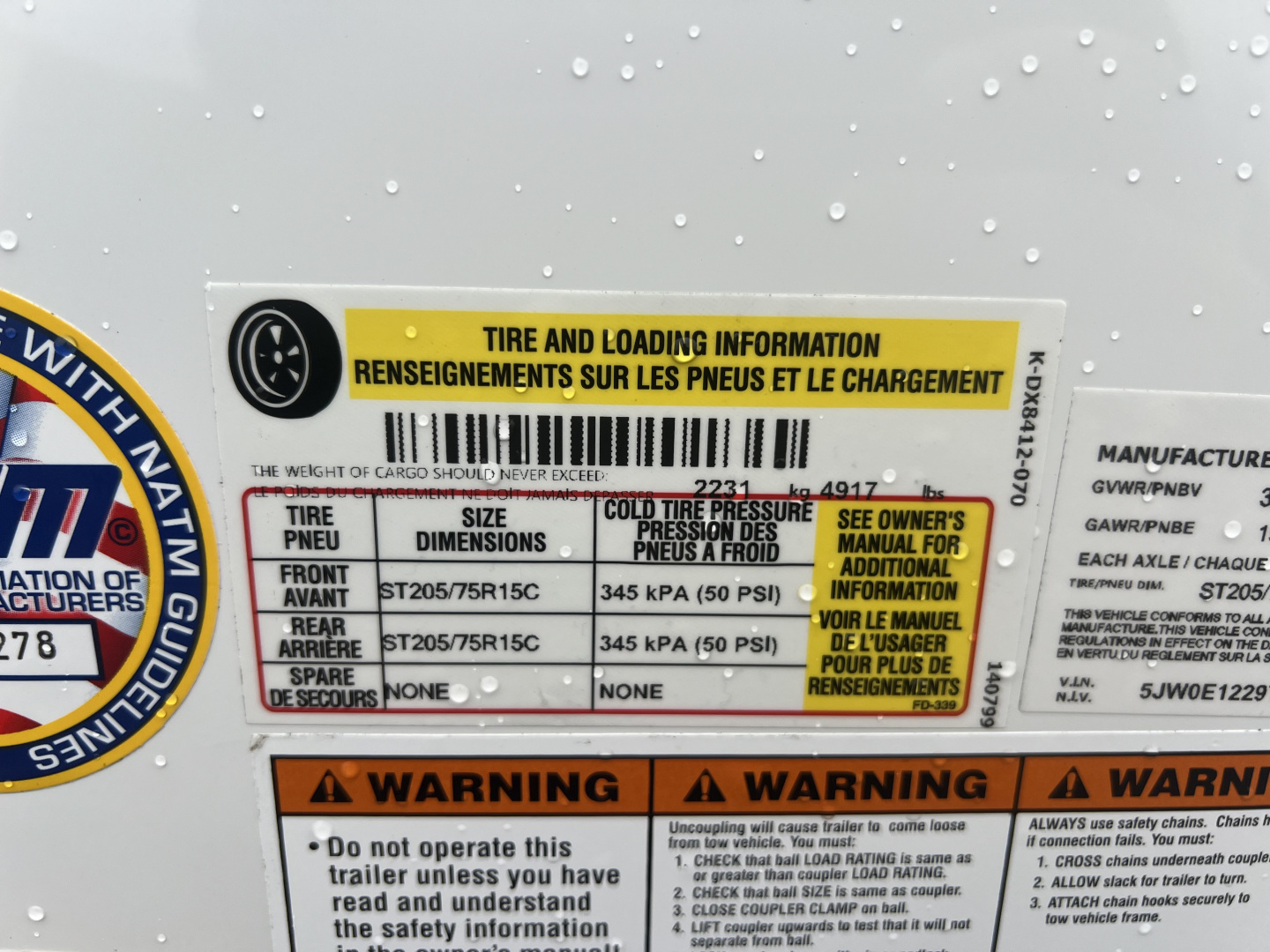 New 2026 Look Trailers 7x12 7K RAMP DOOR ST DLX Cargo / Enclosed Trailer