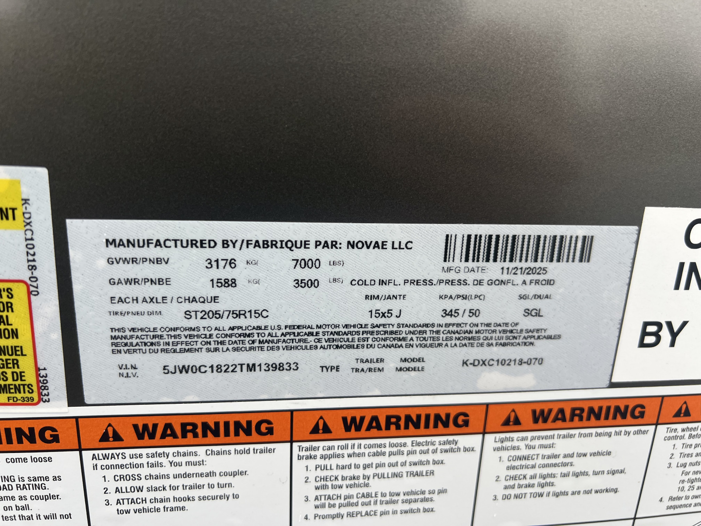 New 2026 Look Trailers 8.5x18 7K ST-DLX RAMP DOOR Cargo / Enclosed Trailer