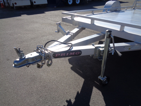 New 2023 Primo * UT82X12-LP * 12ft Aluminum ATV Trailer w/ Bi-Fold Tailgate