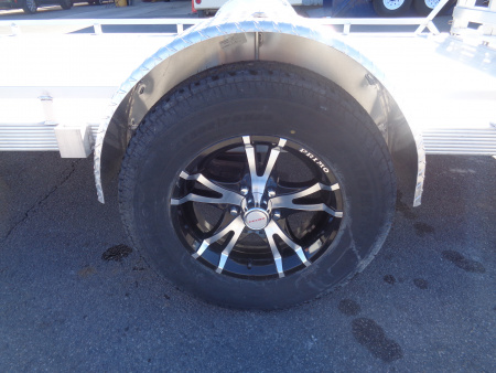 New 2023 Primo * UT82X12-LP * 12ft Aluminum ATV Trailer w/ Bi-Fold Tailgate