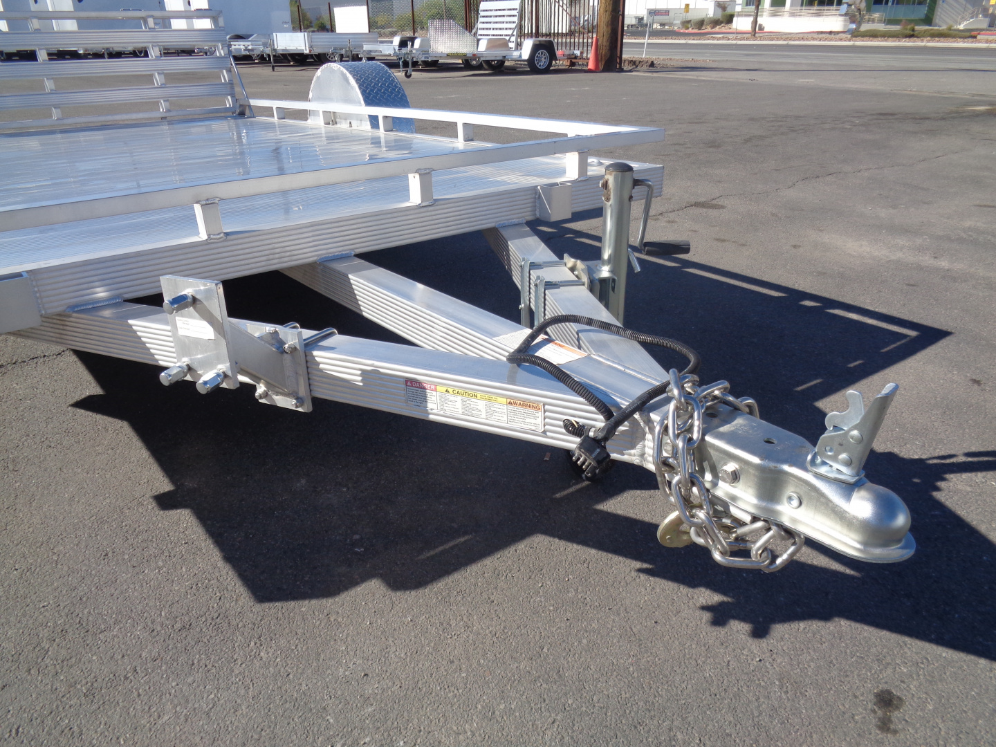 New 2023 Primo * UT82X12-LP * 12ft Aluminum ATV Trailer w/ Bi-Fold Tailgate