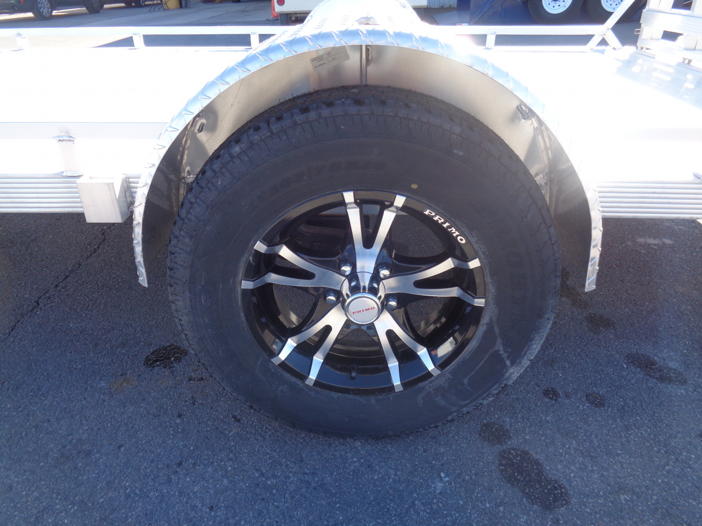 New 2023 Primo * UT82X12-LP * 12ft Aluminum ATV Trailer w/ Bi-Fold Tailgate