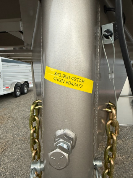 New 2026 4-Star Trailers 4H GN Horse Trailer