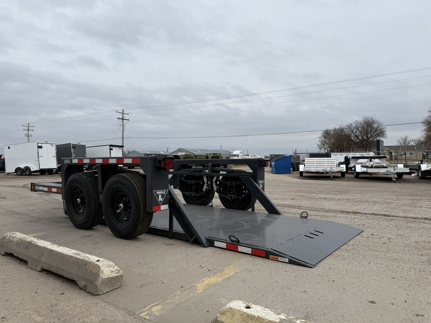 New 2026 Triple L 6' X 14' 10,000 Payload Tilt Trailer