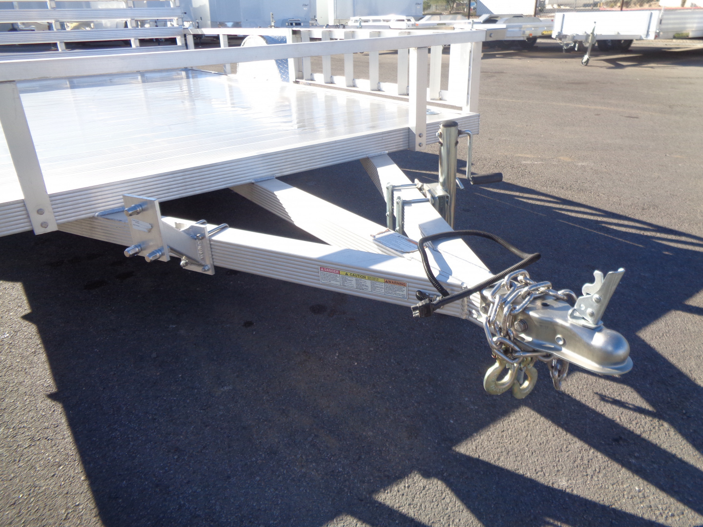New 2023 Primo * ATV82X12 * 12ft Aluminum ATV Trailer w/ Side Ramps & Bi-Fold Tailgate
