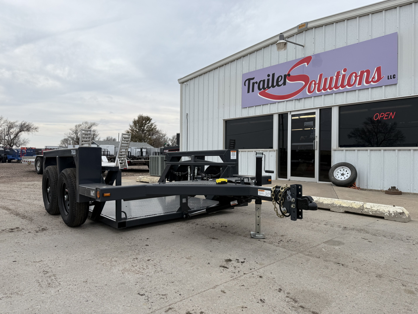New 2026 Triple L 7610 75" X 10' 7000LB Payload Tilt Trailer