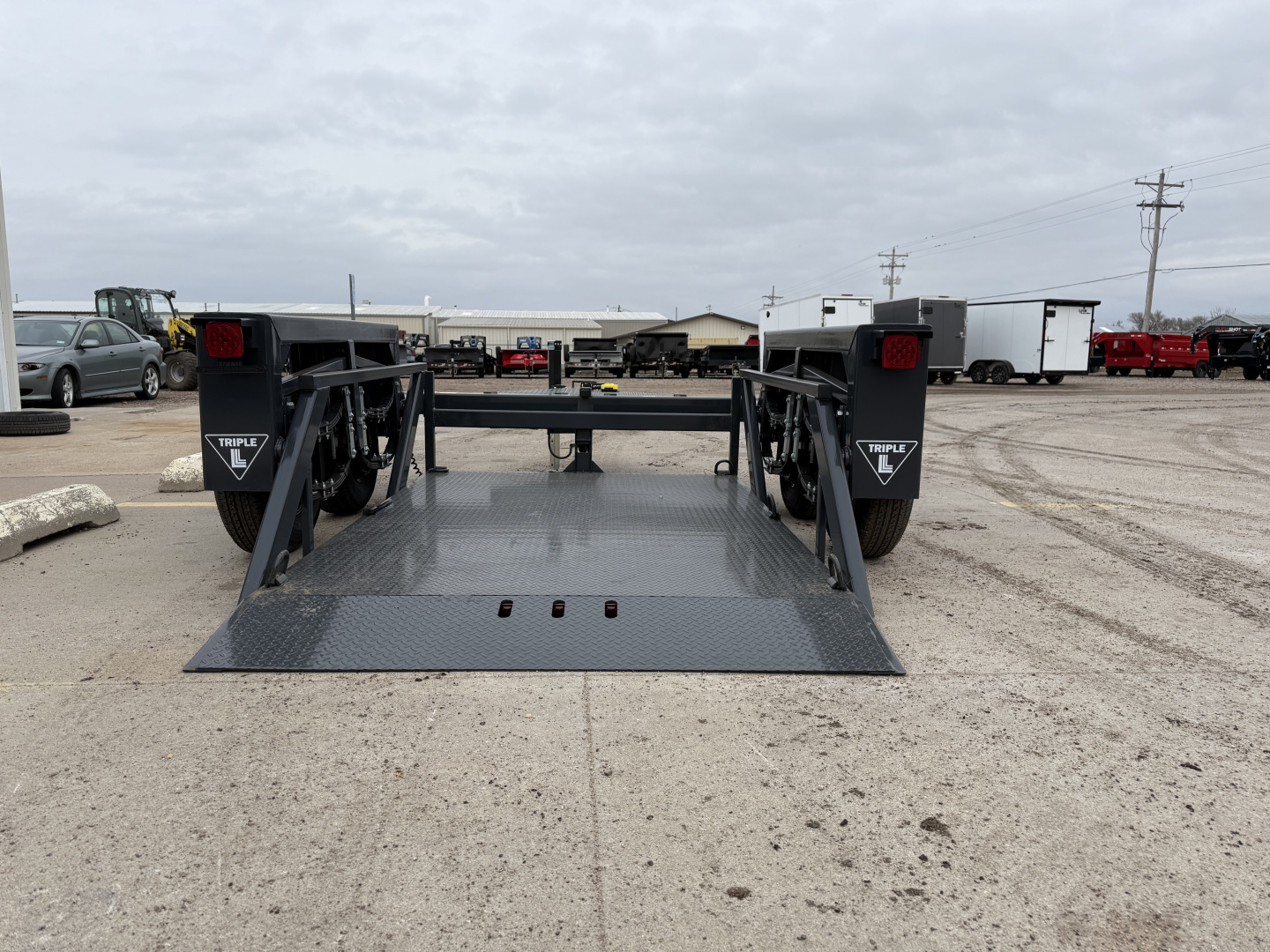 New 2026 Triple L 7610 75" X 10' 7000LB Payload Tilt Trailer