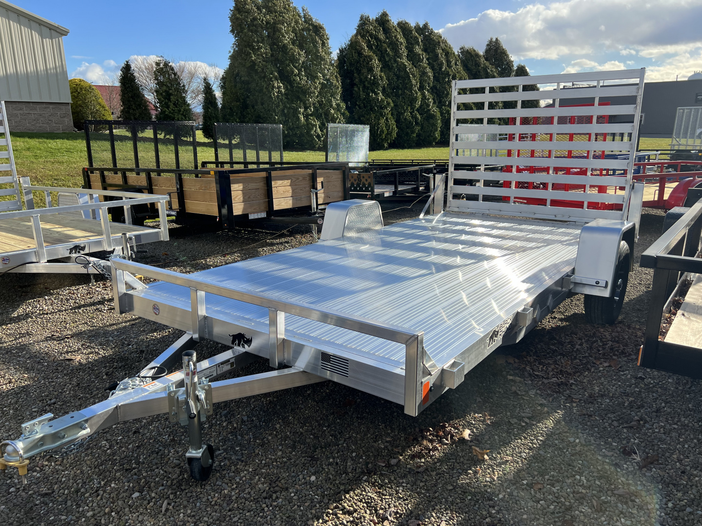 New 2026 Black Rhino 7X14 3K Utility Trailer