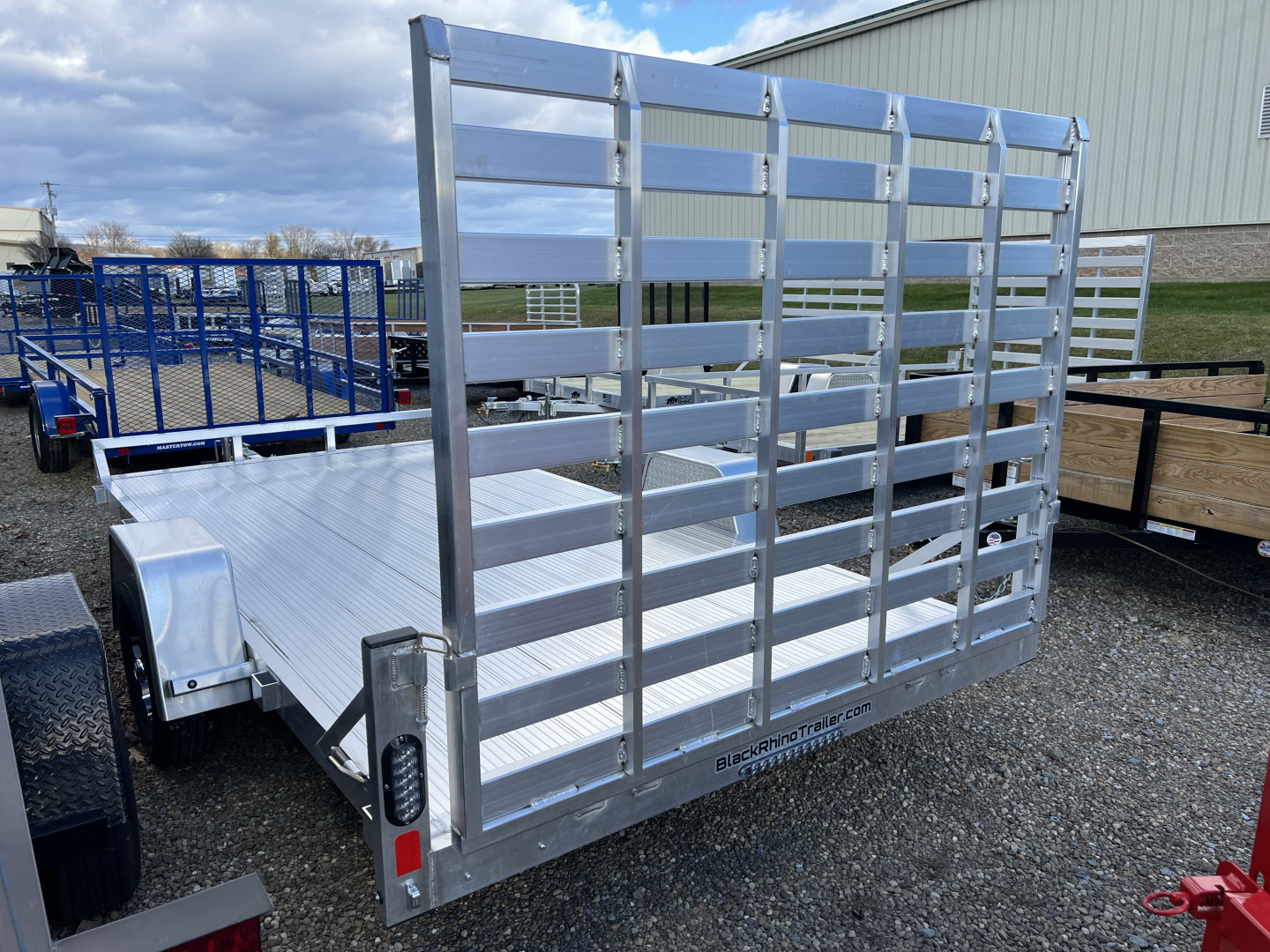 New 2026 Black Rhino 7X14 3K Utility Trailer