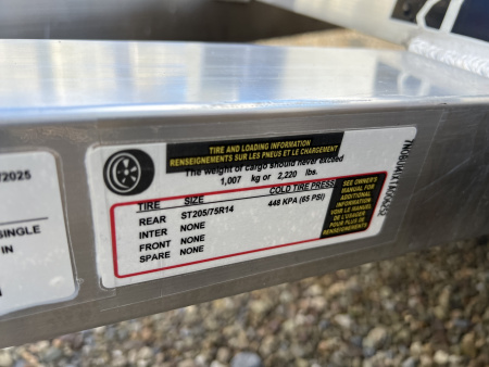 New 2026 Black Rhino 7X14 3K Utility Trailer