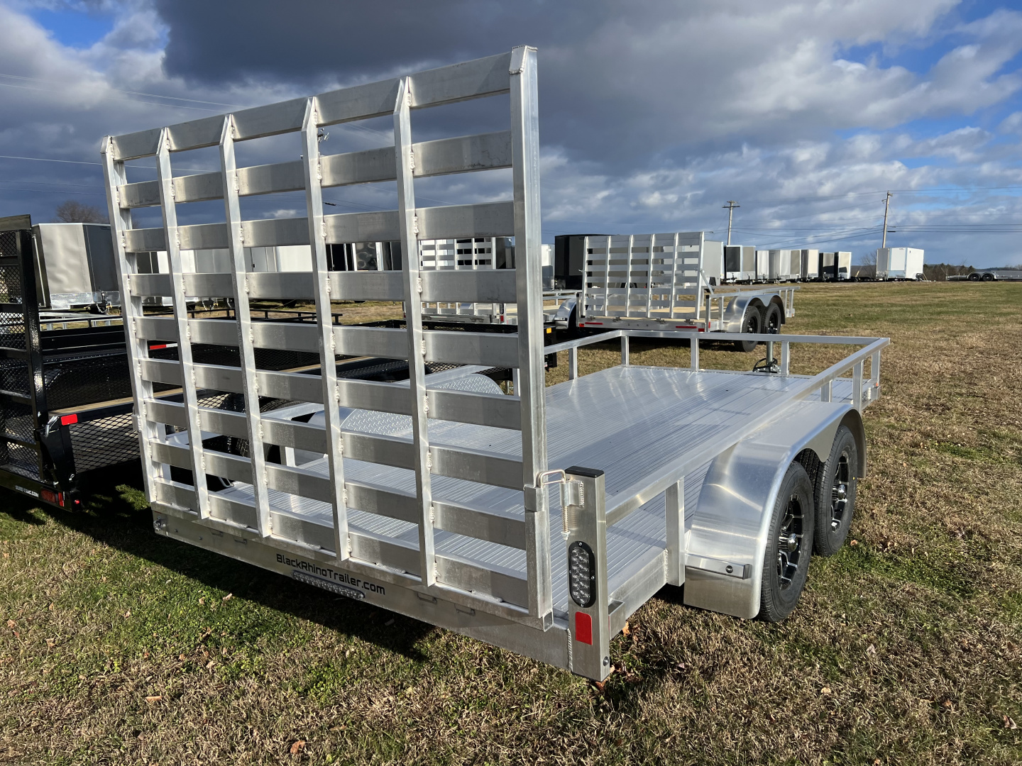 New 2025 Black Rhino 7X14 7K Utility Trailer