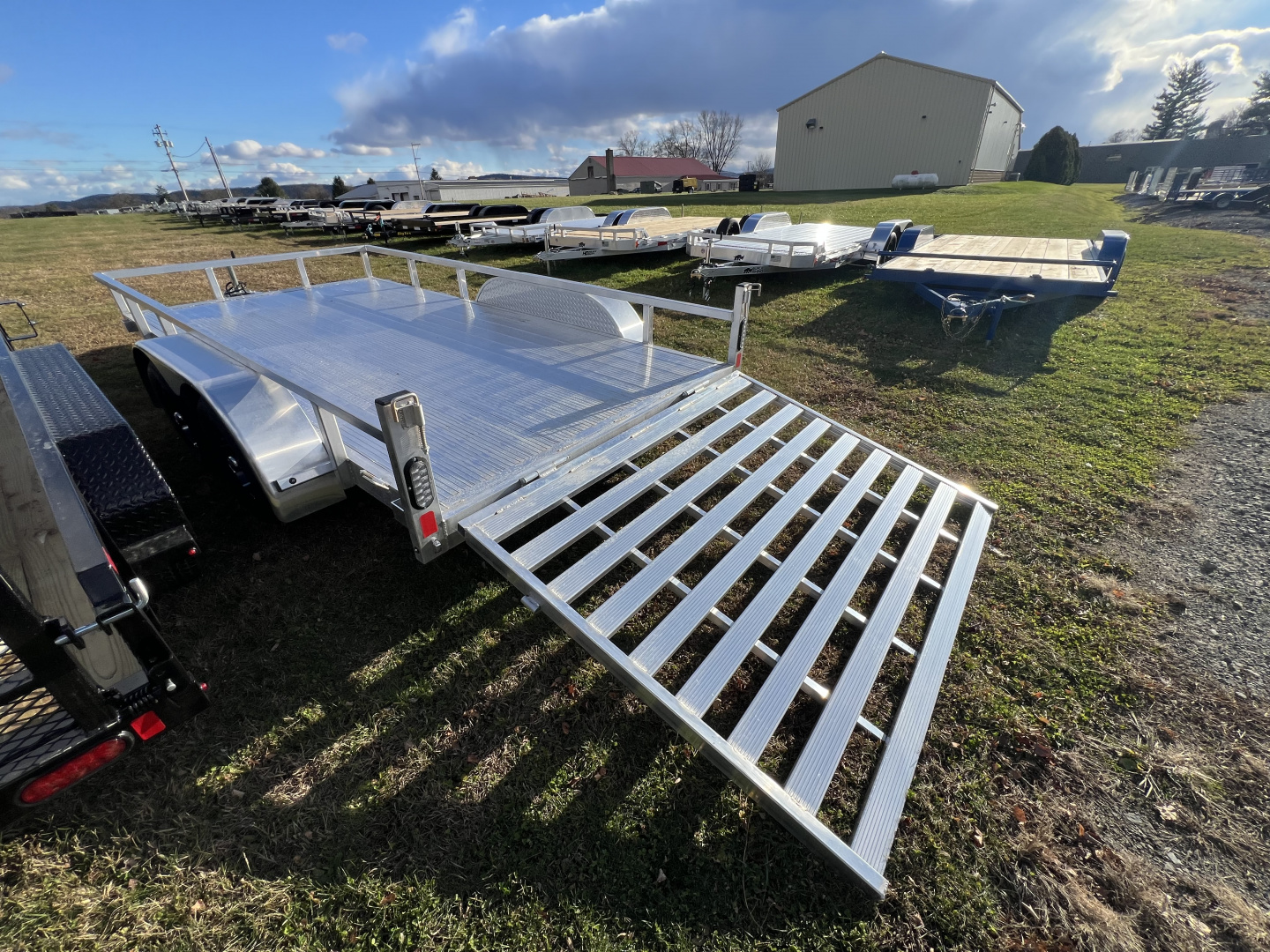 New 2025 Black Rhino 7X14 7K Utility Trailer