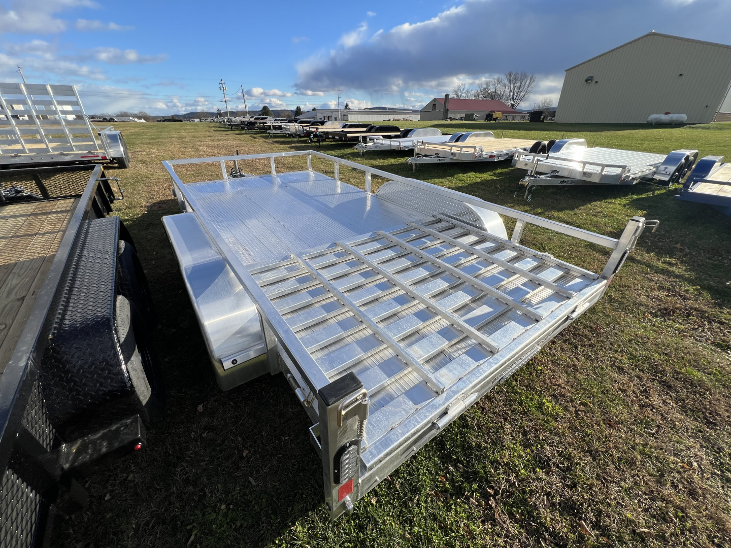 New 2025 Black Rhino 7X14 7K Utility Trailer