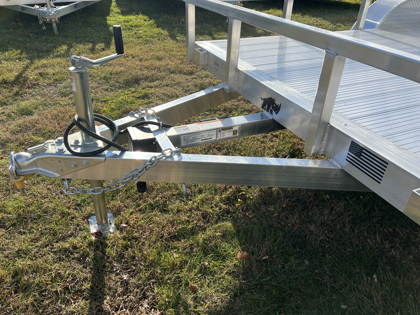 New 2025 Black Rhino 7X14 7K Utility Trailer