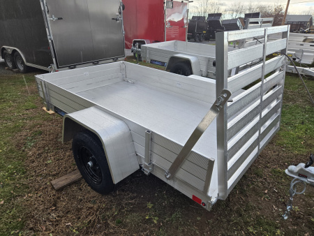 New 4' 5" x 8' ALUMA 548 ESA Aluminum Utility Trailer, 2K GVWR ***w/ 12" Solid Side Kit