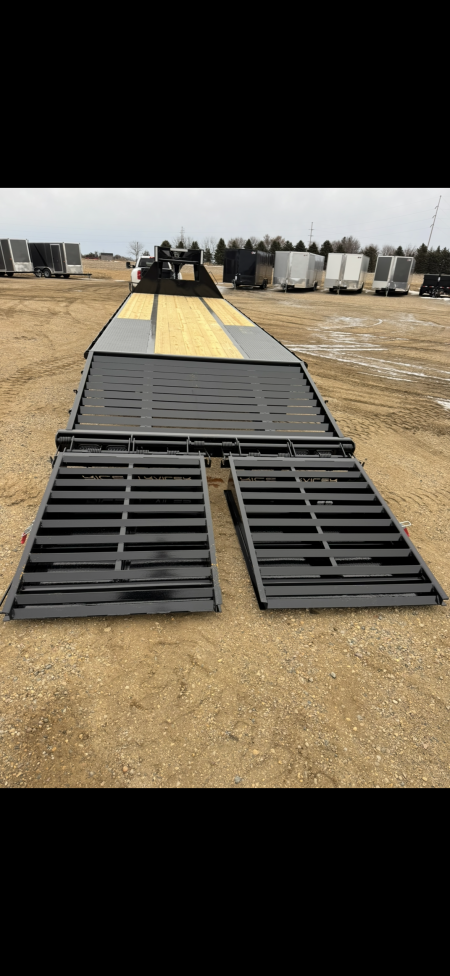 New 2026 Rice Trailers DOG22255 Deckover Trailer