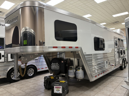 New 2026 Cimarron Trailers 3 Horse 10' 8" Trail Boss Conversions Living Quarters Horse Trailer