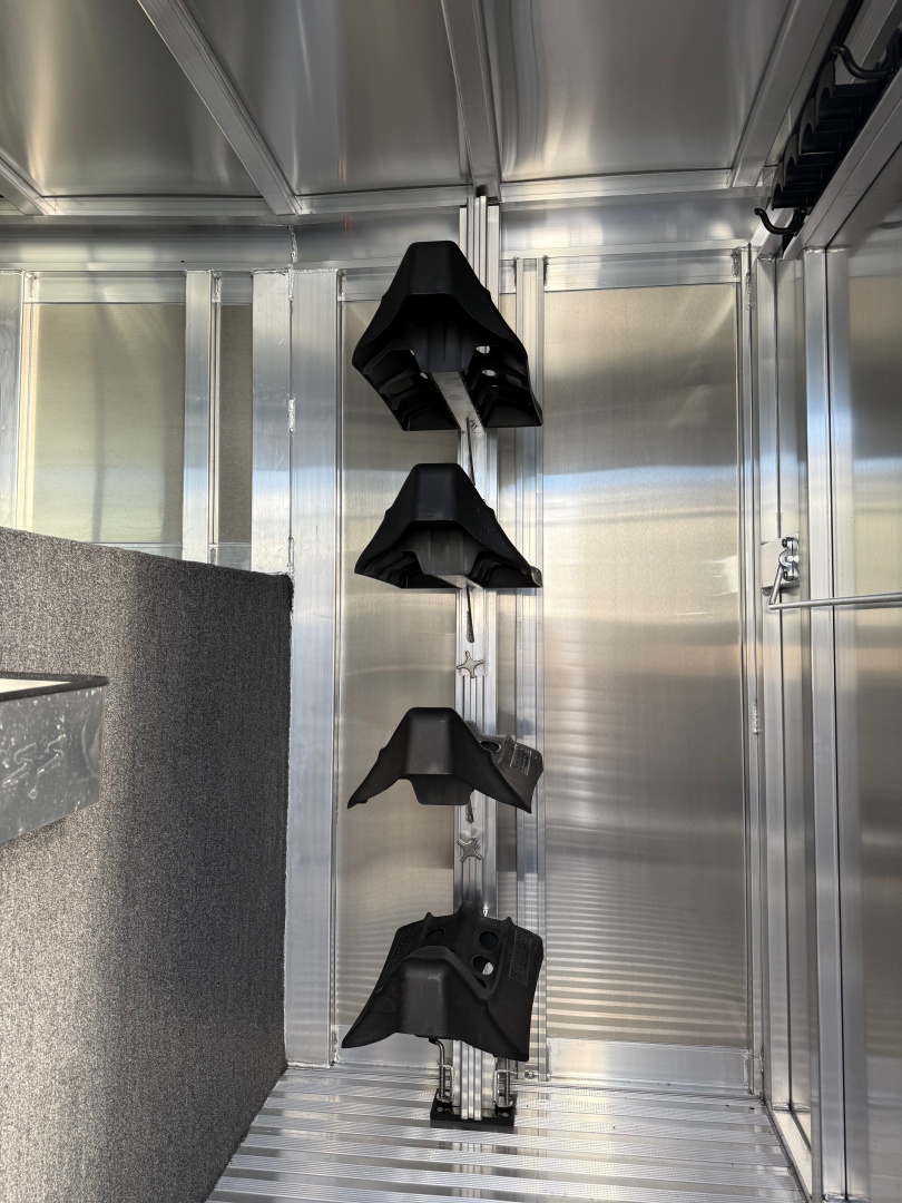 New 2026 Exiss Trailers STC Gooseneck 6824 Stock / Stock Combo Trailer