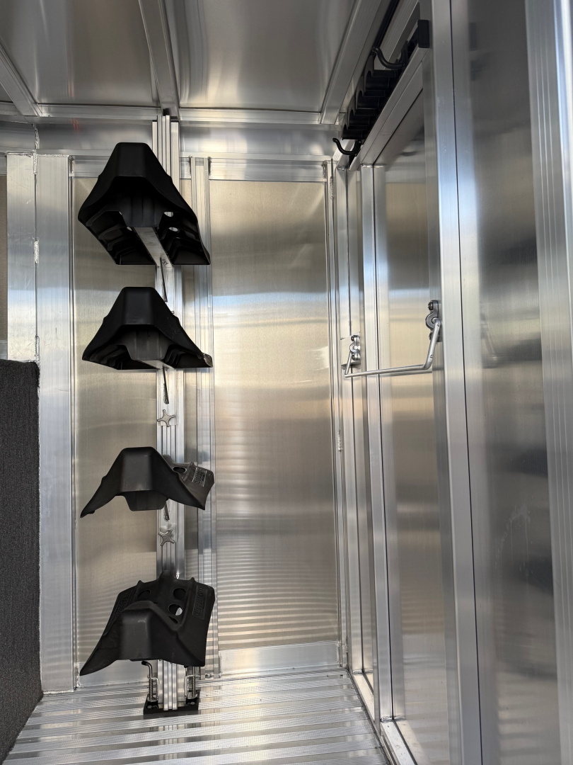 New 2026 Exiss Trailers STC Gooseneck 6824 Stock / Stock Combo Trailer