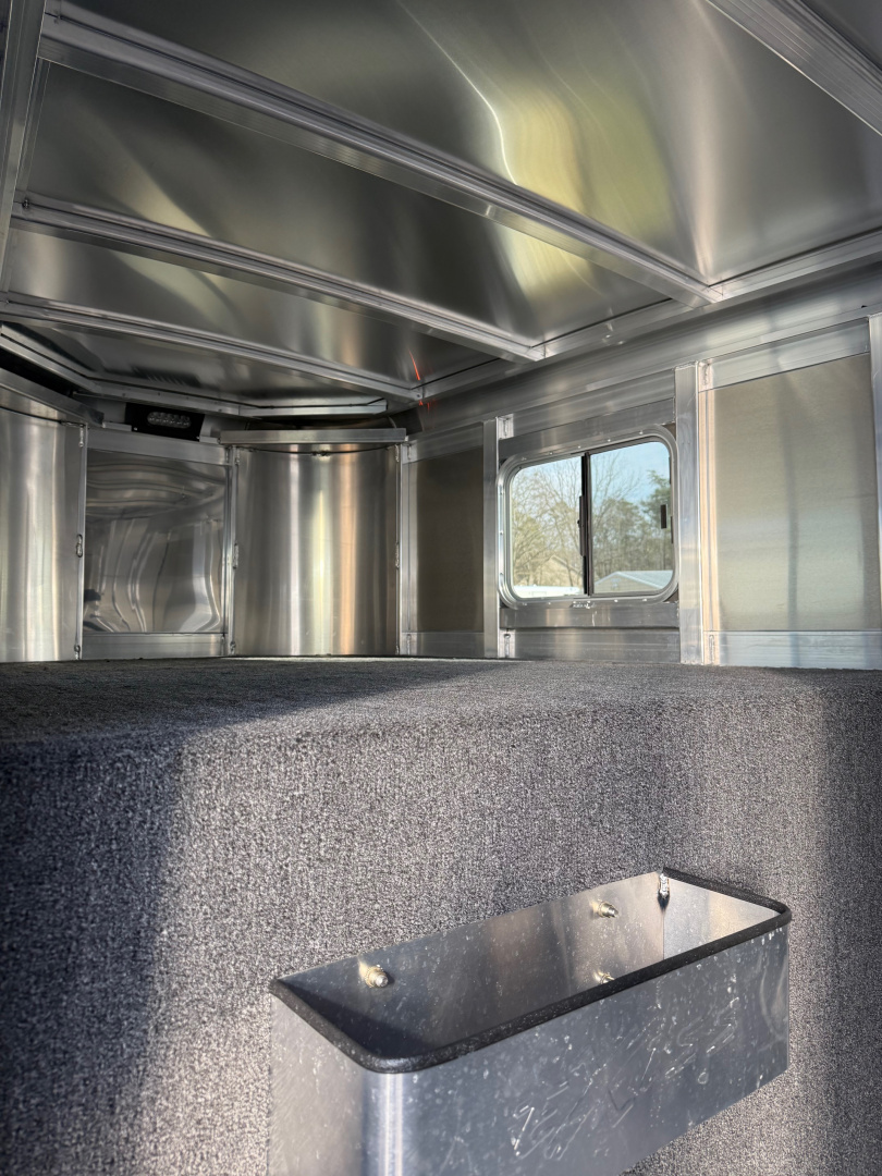 New 2026 Exiss Trailers STC Gooseneck 6824 Stock / Stock Combo Trailer