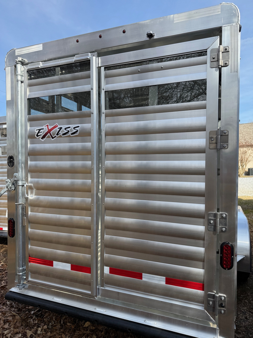 New 2026 Exiss Trailers STC Gooseneck 6824 Stock / Stock Combo Trailer