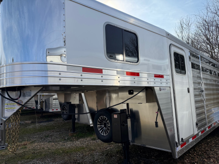 New 2026 Exiss Trailers STC Gooseneck 6824 Stock / Stock Combo Trailer