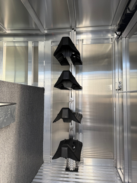 New 2026 Exiss Trailers STC Gooseneck 6824 Stock / Stock Combo Trailer