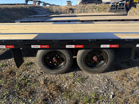 New 2026 Liberty LF16K Flatbed Trailer, SLIDE IN RAMPS, 17.5K GVWR