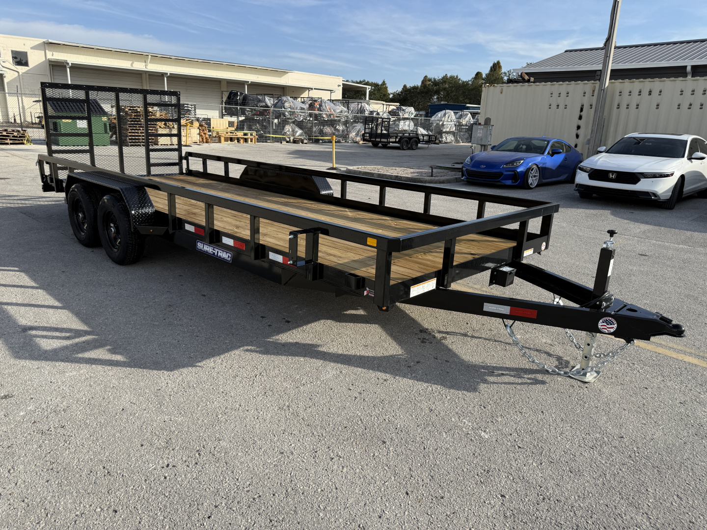 New 2026 Sure-Trac 7x20 Tube Top 10K Utility Trailer