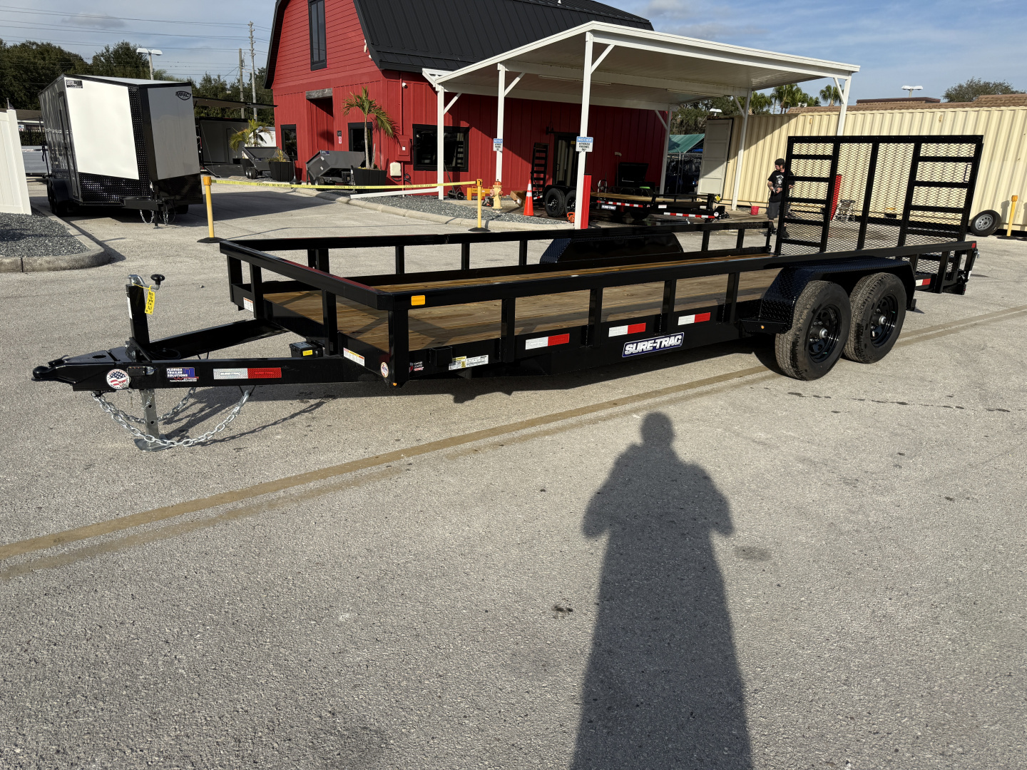New 2026 Sure-Trac 7x20 Tube Top 10K Utility Trailer