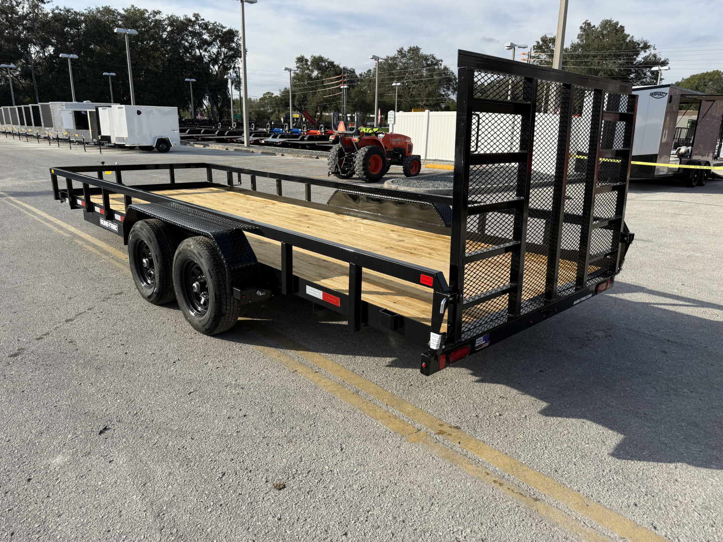 New 2026 Sure-Trac 7x20 Tube Top 10K Utility Trailer