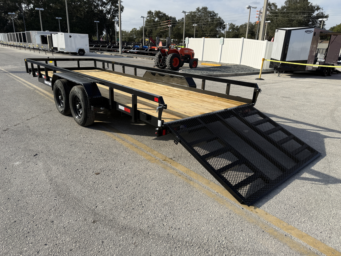 New 2026 Sure-Trac 7x20 Tube Top 10K Utility Trailer
