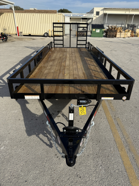 New 2026 Sure-Trac 7x20 Tube Top 10K Utility Trailer