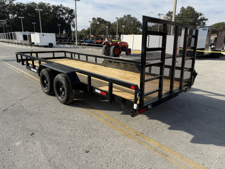 New 2026 Sure-Trac 7x20 Tube Top 10K Utility Trailer