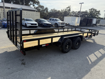 New 2026 Sure-Trac 7x20 Tube Top 10K Utility Trailer