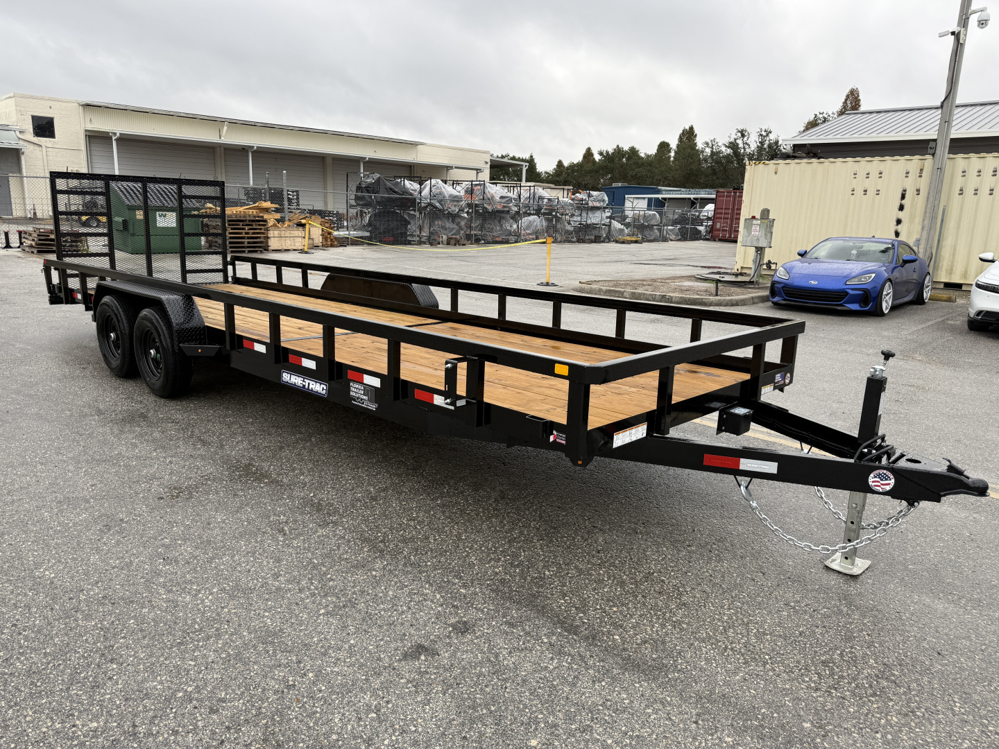 New 2026 Sure-Trac 7x24 10K Utility Trailer