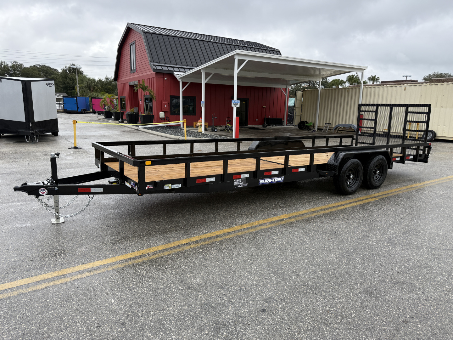 New 2026 Sure-Trac 7x24 10K Utility Trailer