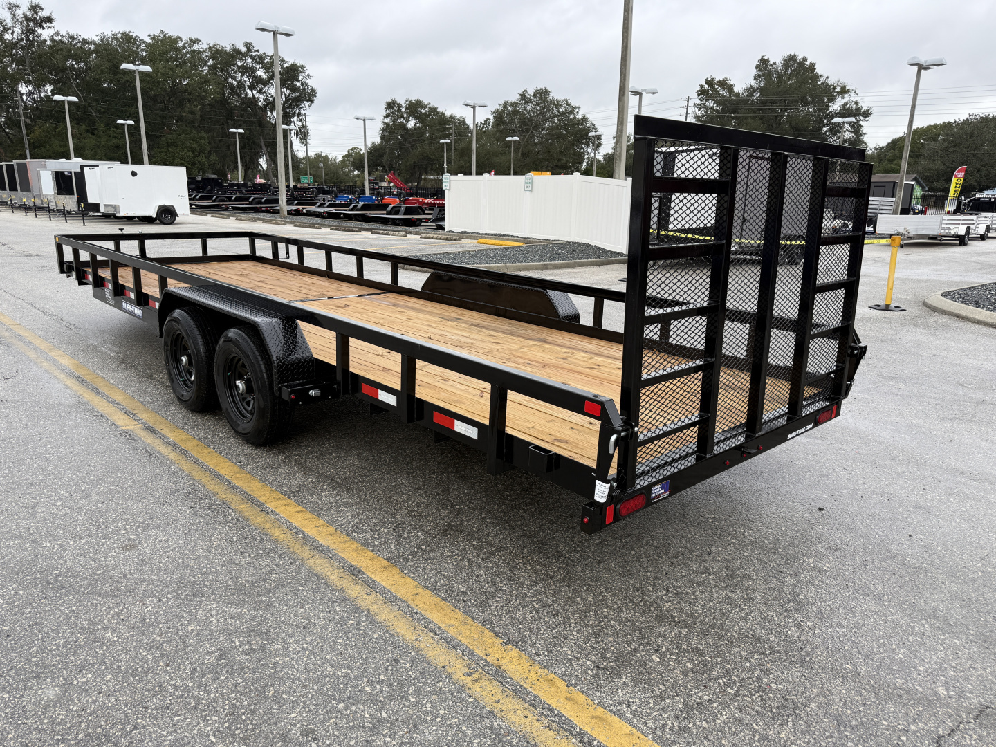 New 2026 Sure-Trac 7x24 10K Utility Trailer