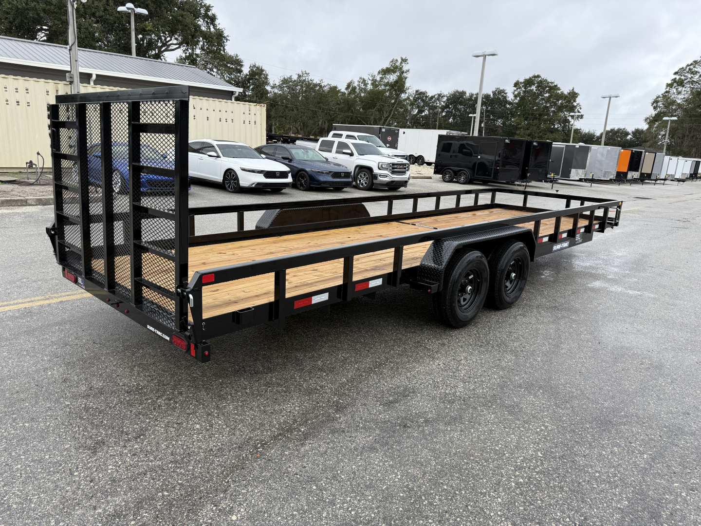 New 2026 Sure-Trac 7x24 10K Utility Trailer