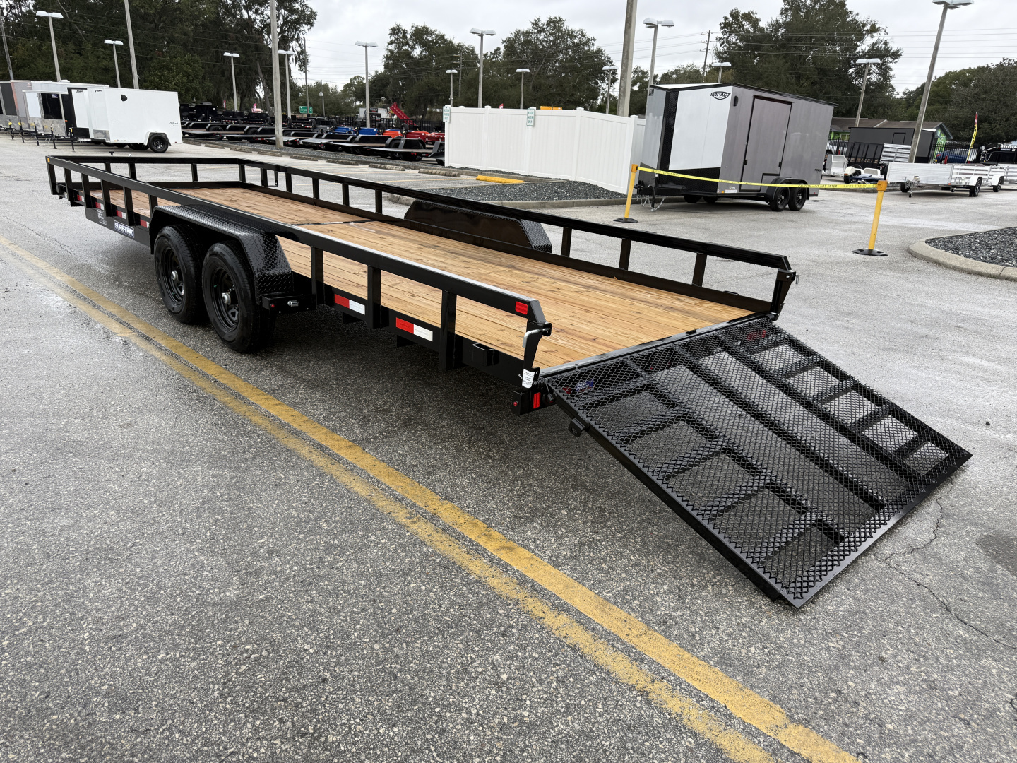 New 2026 Sure-Trac 7x24 10K Utility Trailer