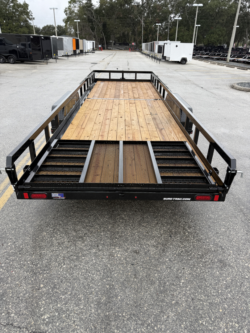 New 2026 Sure-Trac 7x24 10K Utility Trailer