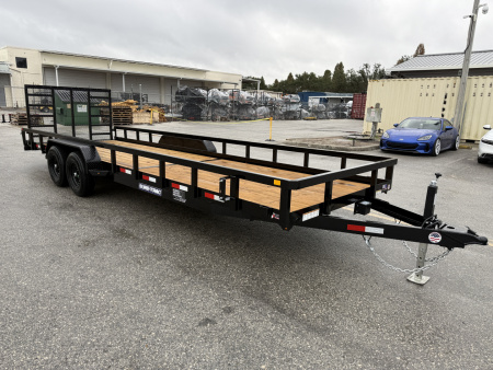 New 2026 Sure-Trac 7x24 10K Utility Trailer