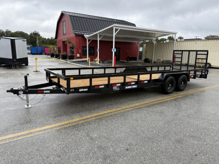 New 2026 Sure-Trac 7x24 10K Utility Trailer