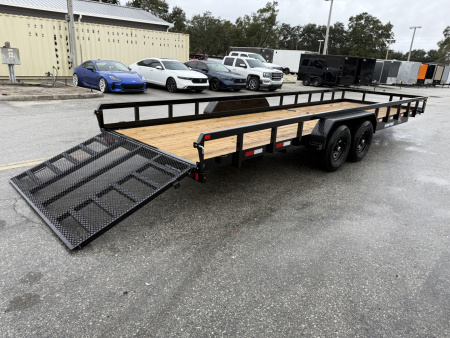 New 2026 Sure-Trac 7x24 10K Utility Trailer