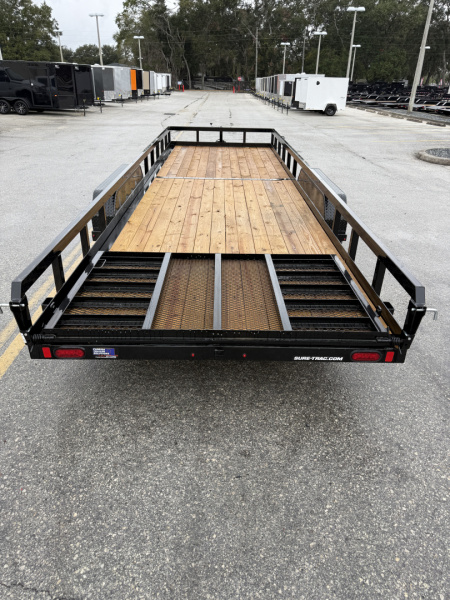 New 2026 Sure-Trac 7x24 10K Utility Trailer